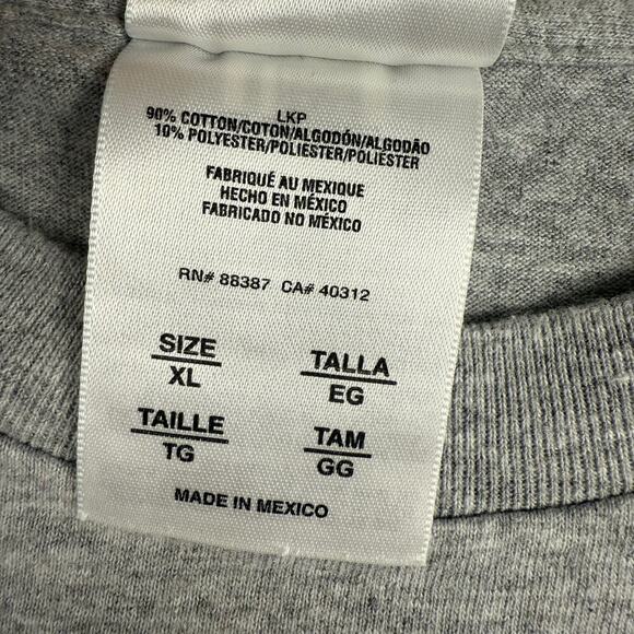 Adidas Men’s KICKASS T Shirt Gray Black Size XL 257 - Picture 7 of 7